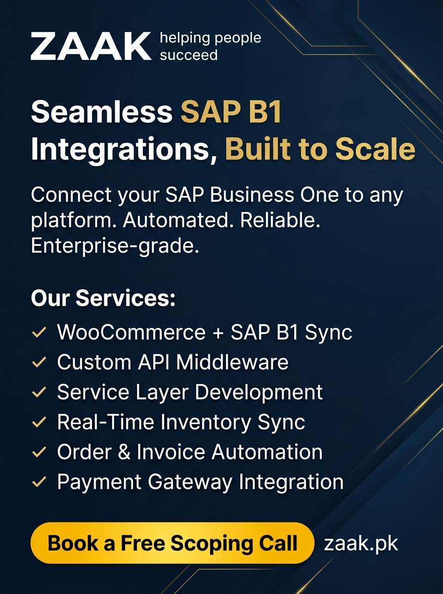 direct SAP B1 Integrations, Built to Scale - Zaak Services